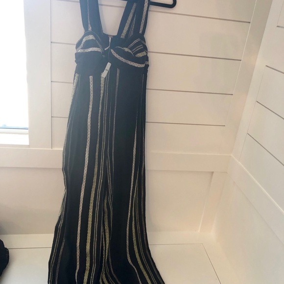 Free People Pants - Black Free People pants romper